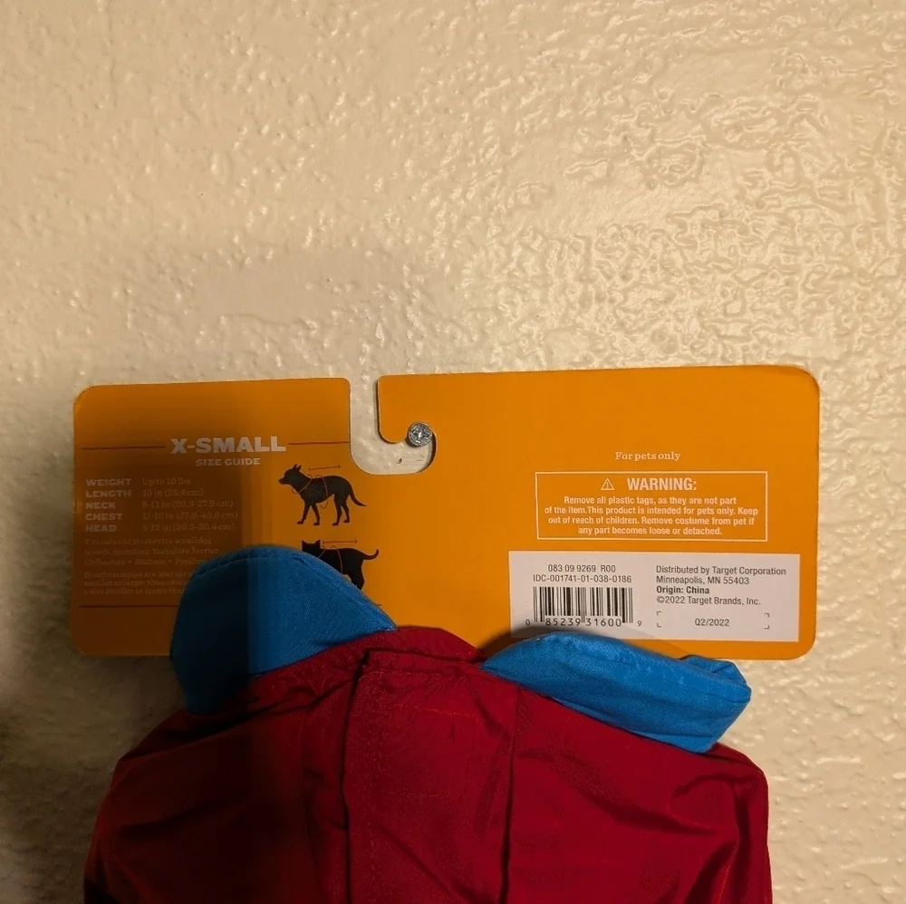 Pet Racing-Themed One Piece by - Red and Blue Nwt